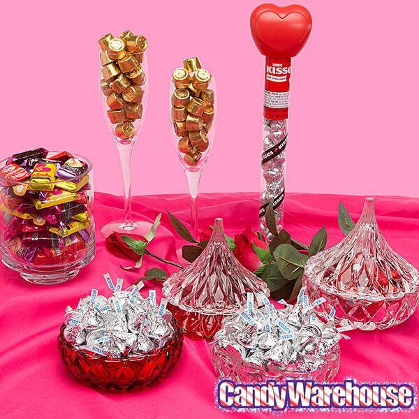 Hershey's Kiss Clear Crystal Candy Dish