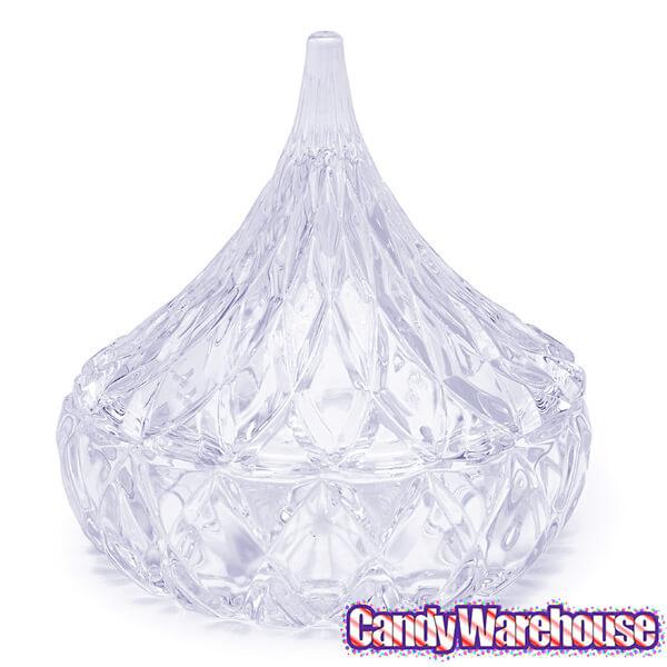 Hershey's Kiss Clear Crystal Candy Dish