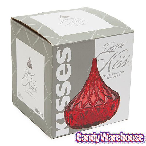 Hershey's Kiss Red Crystal Candy Dish