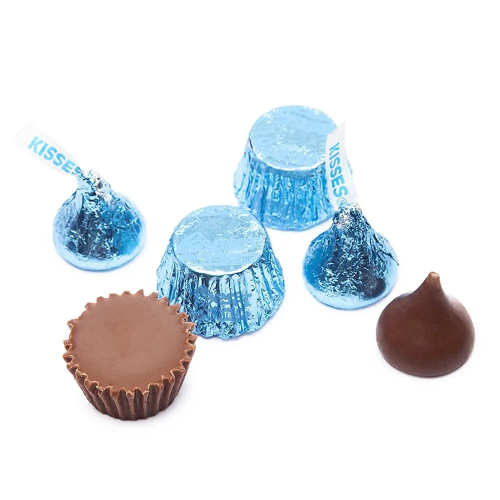 Hershey's Kisses and Reese's Peanut Butter Cups Miniatures Bulk Candy - Blue: 31-Ounce Bag