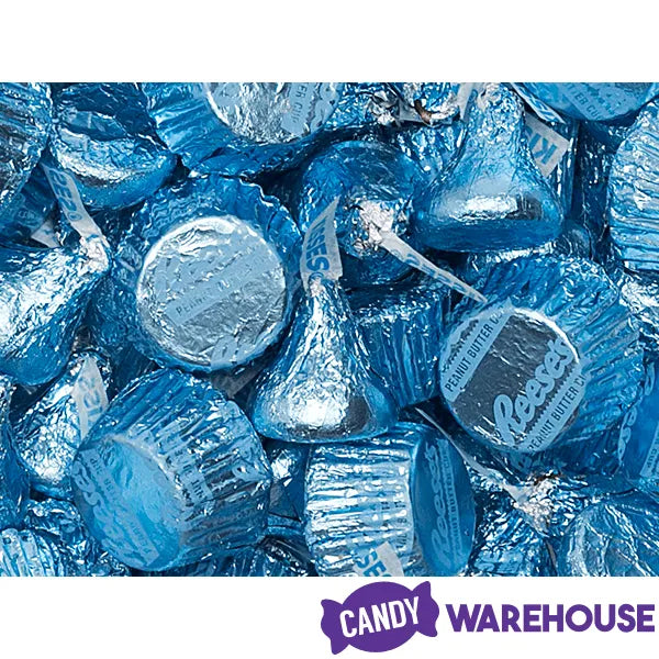 Hershey's Kisses and Reese's Peanut Butter Cups Miniatures Bulk Candy - Blue: 31-Ounce Bag