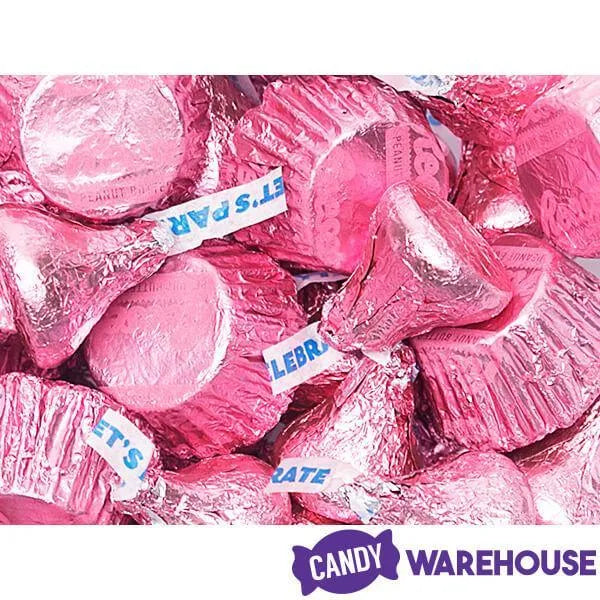 Hershey's Kisses and Reese's Peanut Butter Cups Miniatures Bulk Candy - Pink: 31-Ounce Bag