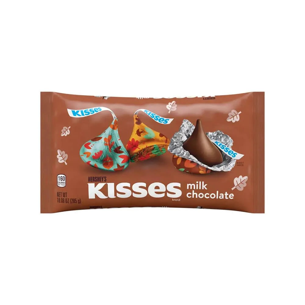 Hershey's Kisses Autumn Foiled Milk Chocolate Candy: 60-Piece Bag