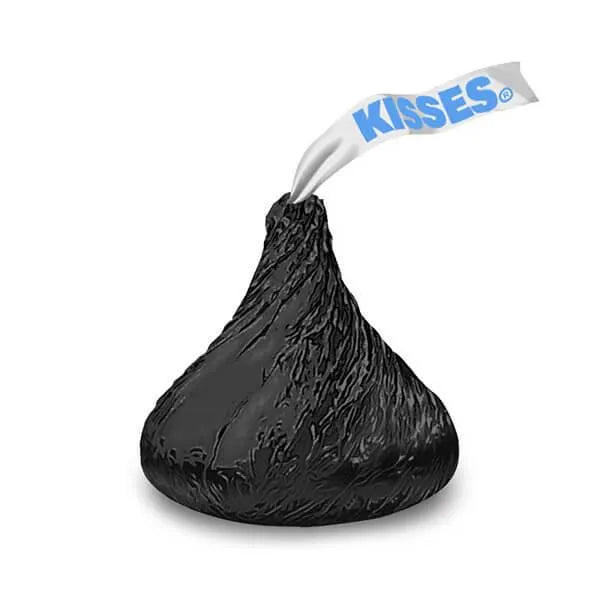 Hershey's Kisses Black Foiled Milk Chocolate Candy: 400-Piece Bag