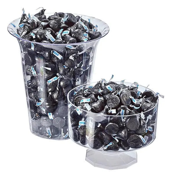 Hershey's Kisses Black Foiled Milk Chocolate Candy: 400-Piece Bag