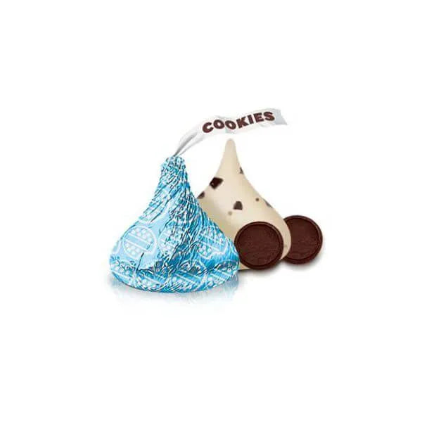 Hershey's Kisses Blue Foiled Cookies n Creme Candy: 70-Piece Bag