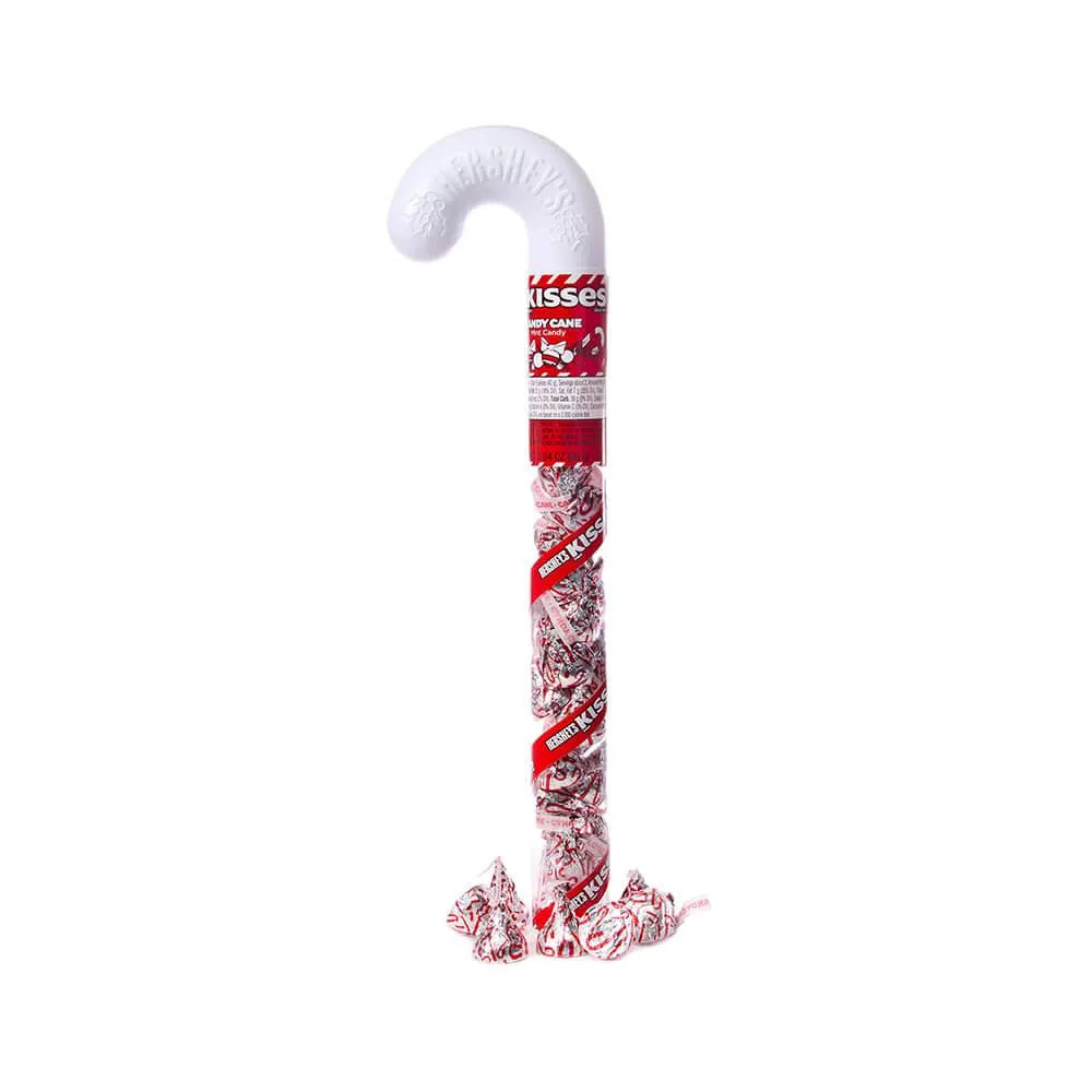 Hershey's Kisses Candy Cane Chocolates Filled Tubular Candy Cane