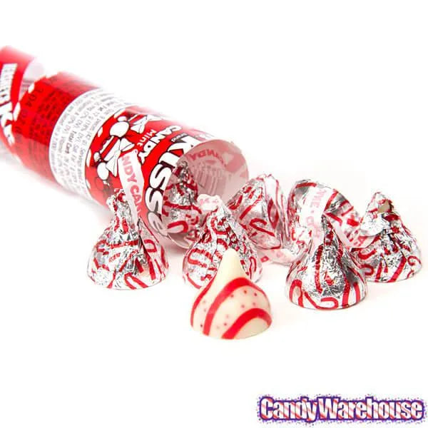 Hershey's Kisses Candy Cane Chocolates Filled Tubular Candy Cane