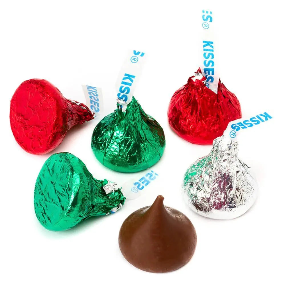 Hershey's Kisses Christmas Foiled Milk Chocolate Candy: 335-Piece Bag