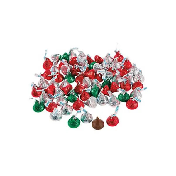 Hershey's Kisses Christmas Foiled Milk Chocolate Candy: 335-Piece Bag