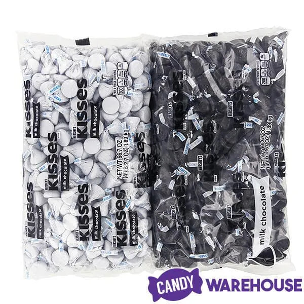 Hershey's Kisses Color Combo - Black and White: 800-Piece Box