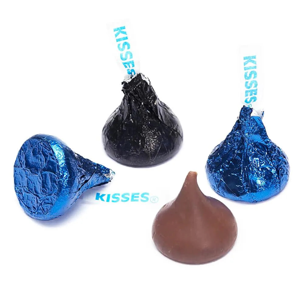 Hershey's Kisses Color Combo - Dark Blue and Black: 800-Piece Box