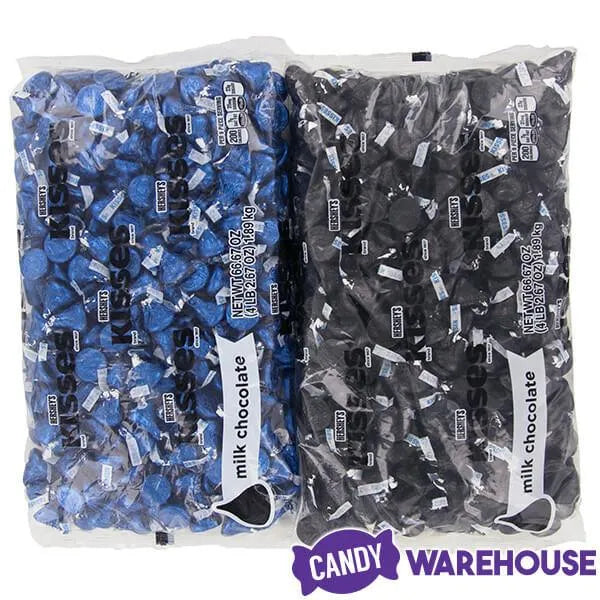 Hershey's Kisses Color Combo - Dark Blue and Black: 800-Piece Box