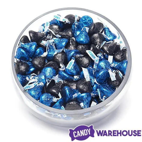 Hershey's Kisses Color Combo - Dark Blue and Black: 800-Piece Box