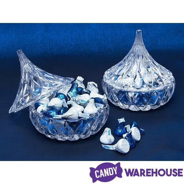 Hershey's Kisses Color Combo - Dark Blue and White: 800-Piece Box