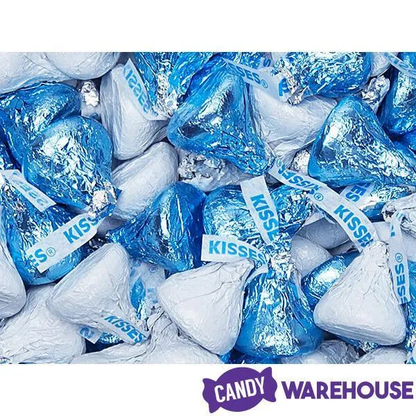 Hershey's Kisses Color Combo - Light Blue and White: 800-Piece Box