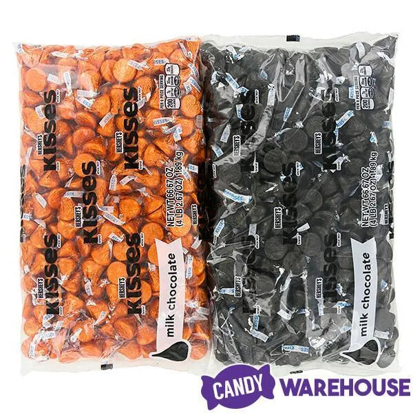 Hershey's Kisses Color Combo - Orange and Black: 800-Piece Box