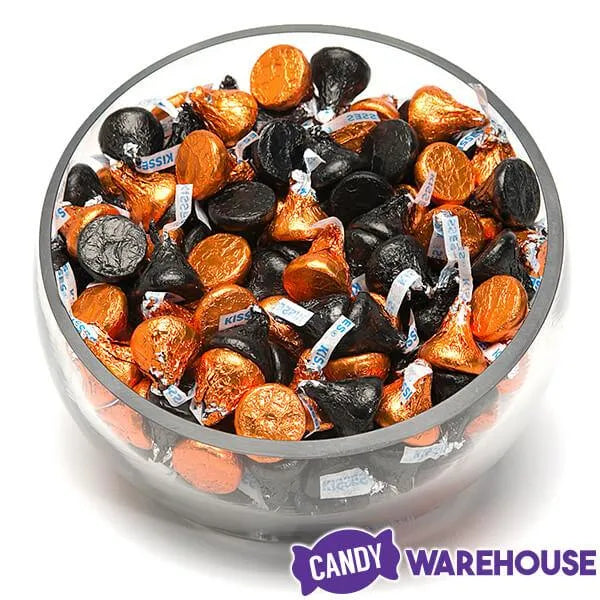 Hershey's Kisses Color Combo - Orange and Black: 800-Piece Box