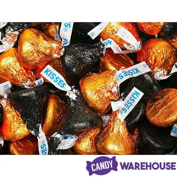 Hershey's Kisses Color Combo - Orange and Black: 800-Piece Box