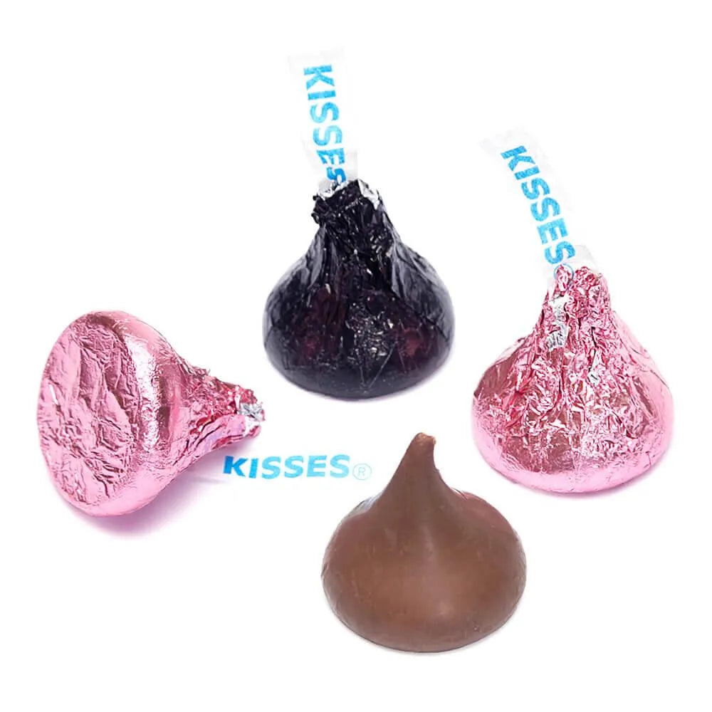 Hershey's Kisses Color Combo - Pink and Black: 800-Piece Box