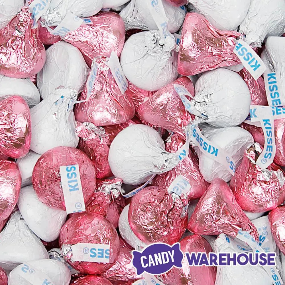 Hershey's Kisses Color Combo - Pink and White: 800-Piece Box