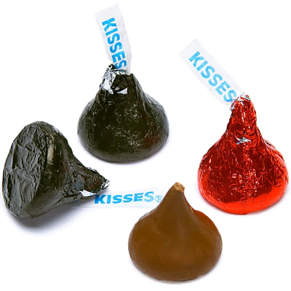 Hershey's Kisses Color Combo - Red and Black: 800-Piece Box