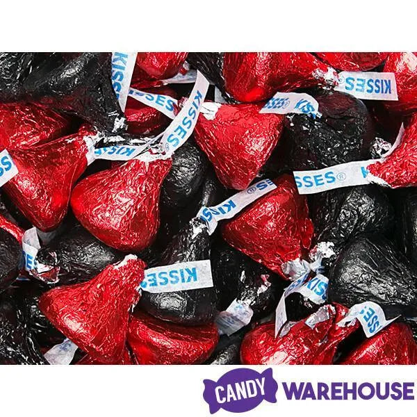 Hershey's Kisses Color Combo - Red and Black: 800-Piece Box