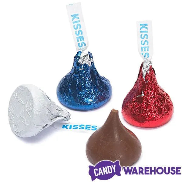 Hershey's Kisses Color Combo - USA Red, White and Blue: 1200-Piece Box