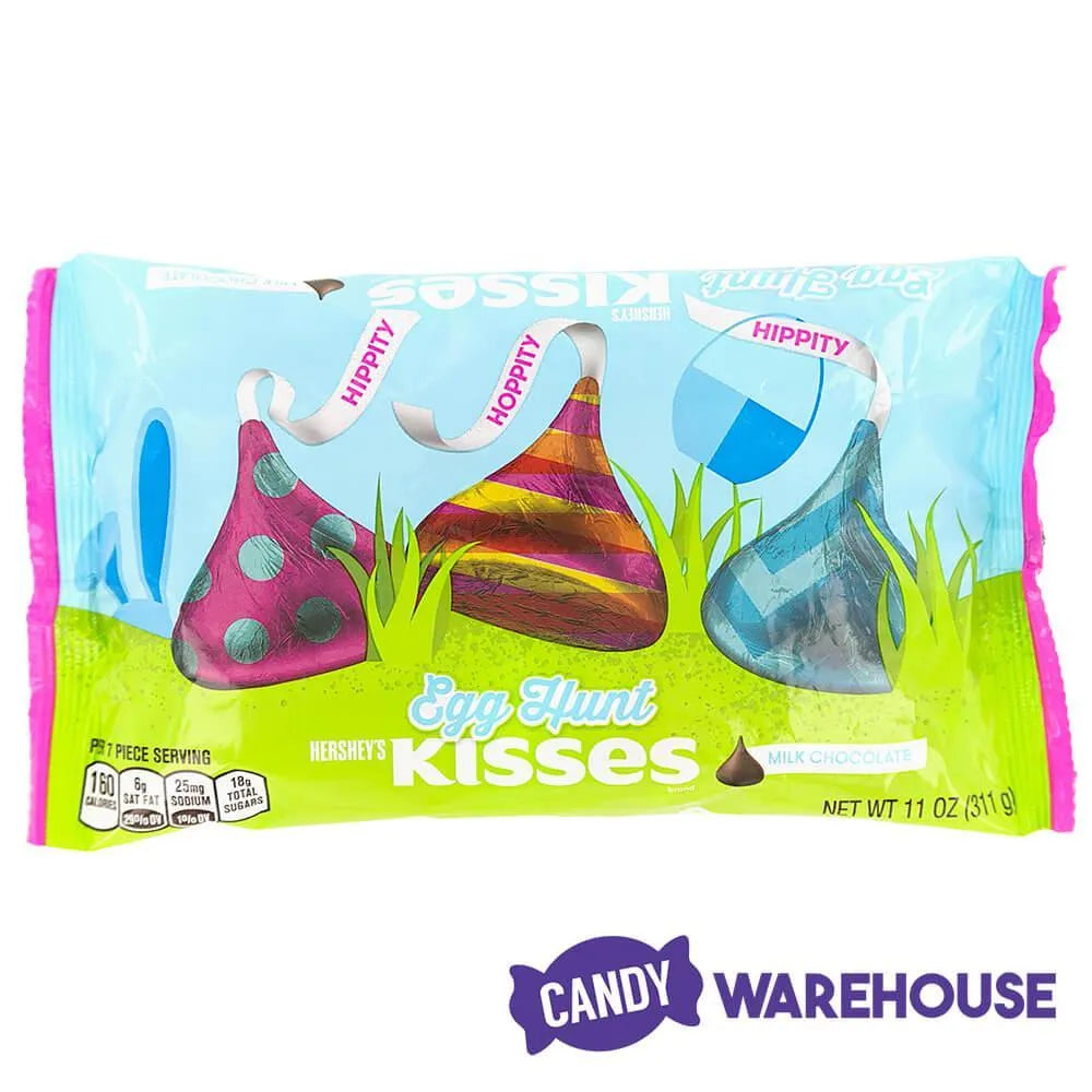 Hershey's Kisses Easter Egg Hunt Foil Designs 10.1-Ounce Bag