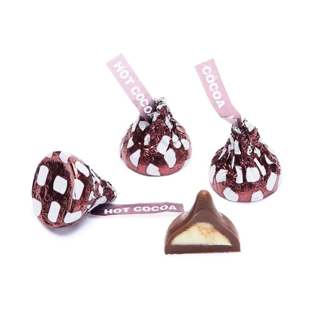 Hershey's Kisses Hot Cocoa Milk Chocolates with Marshmallow Creme: 9-Ounce Bag