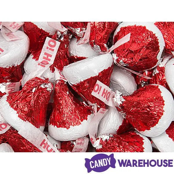 Hershey's Kisses in Santa Hat Foils: 10.1-Ounce Bag