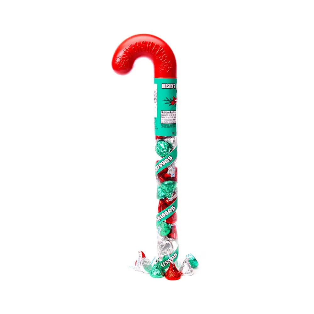 Hershey's Kisses Milk Chocolates Filled Tubular Candy Cane