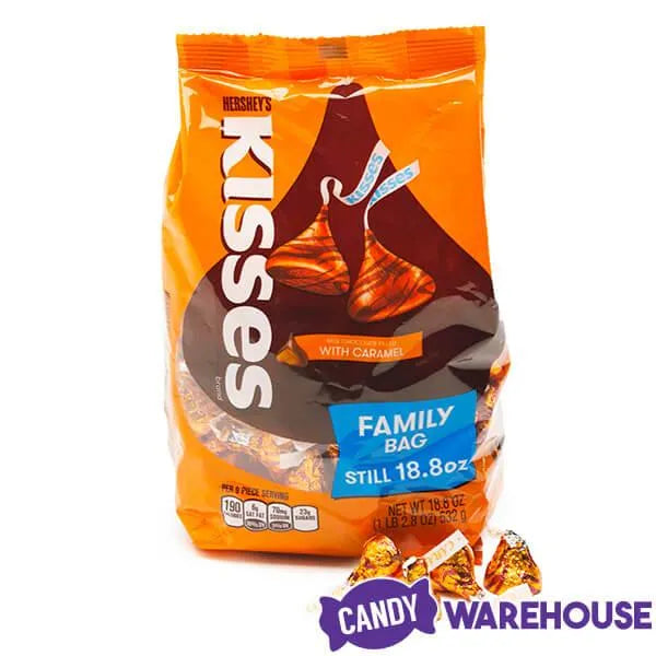 Hershey's Kisses Milk Chocolates with Caramel Filling: 100-Piece Bag