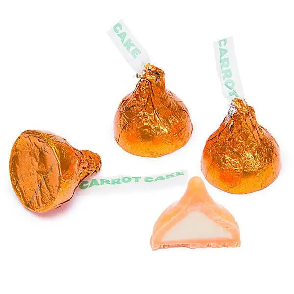 Hershey's Kisses Orange Foiled Carrot Cake Candy: 9-Ounce Bag