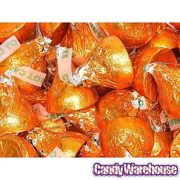 Hershey's Kisses Orange Foiled Carrot Cake Candy: 9-Ounce Bag