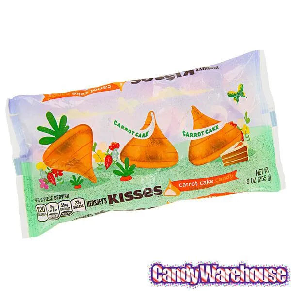 Hershey's Kisses Orange Foiled Carrot Cake Candy: 9-Ounce Bag