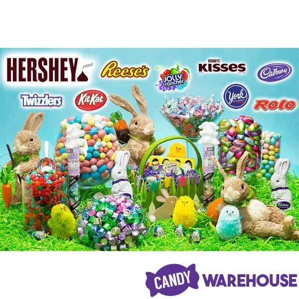 Hershey's Kisses Pastel Foiled Milk Chocolate Candy: 100-Piece Bag