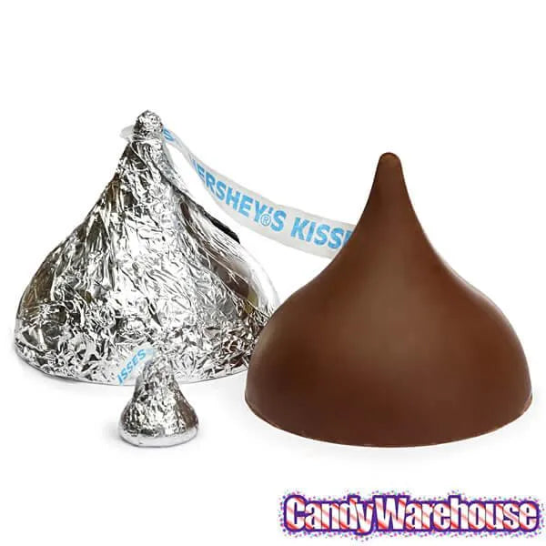 Hershey's Kisses Silver Foiled Big Milk Chocolate Candy Box: 6-Piece Case