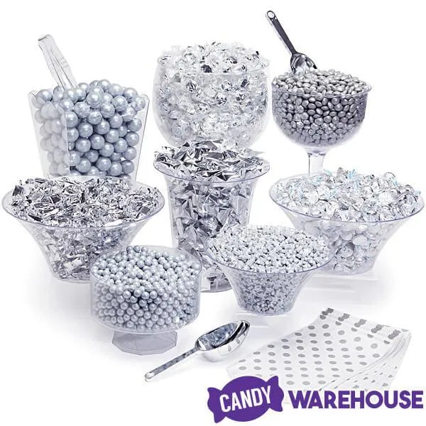 Hershey's Kisses Silver Foiled Milk Chocolate Candy: 400-Piece Bag