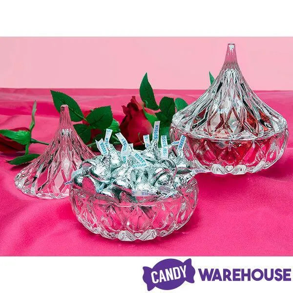 Hershey's Kisses Silver Foiled Milk Chocolate Candy: 400-Piece Bag