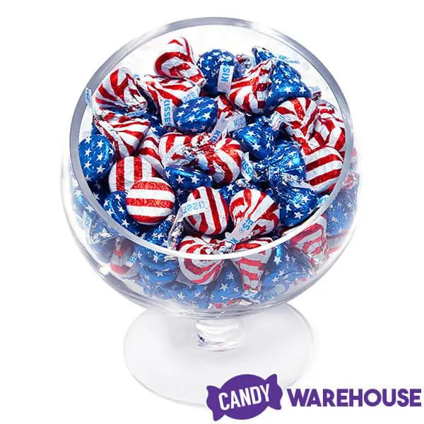 Hershey's Kisses USA Flag Foiled Milk Chocolate Candy: 12-Ounce Bag