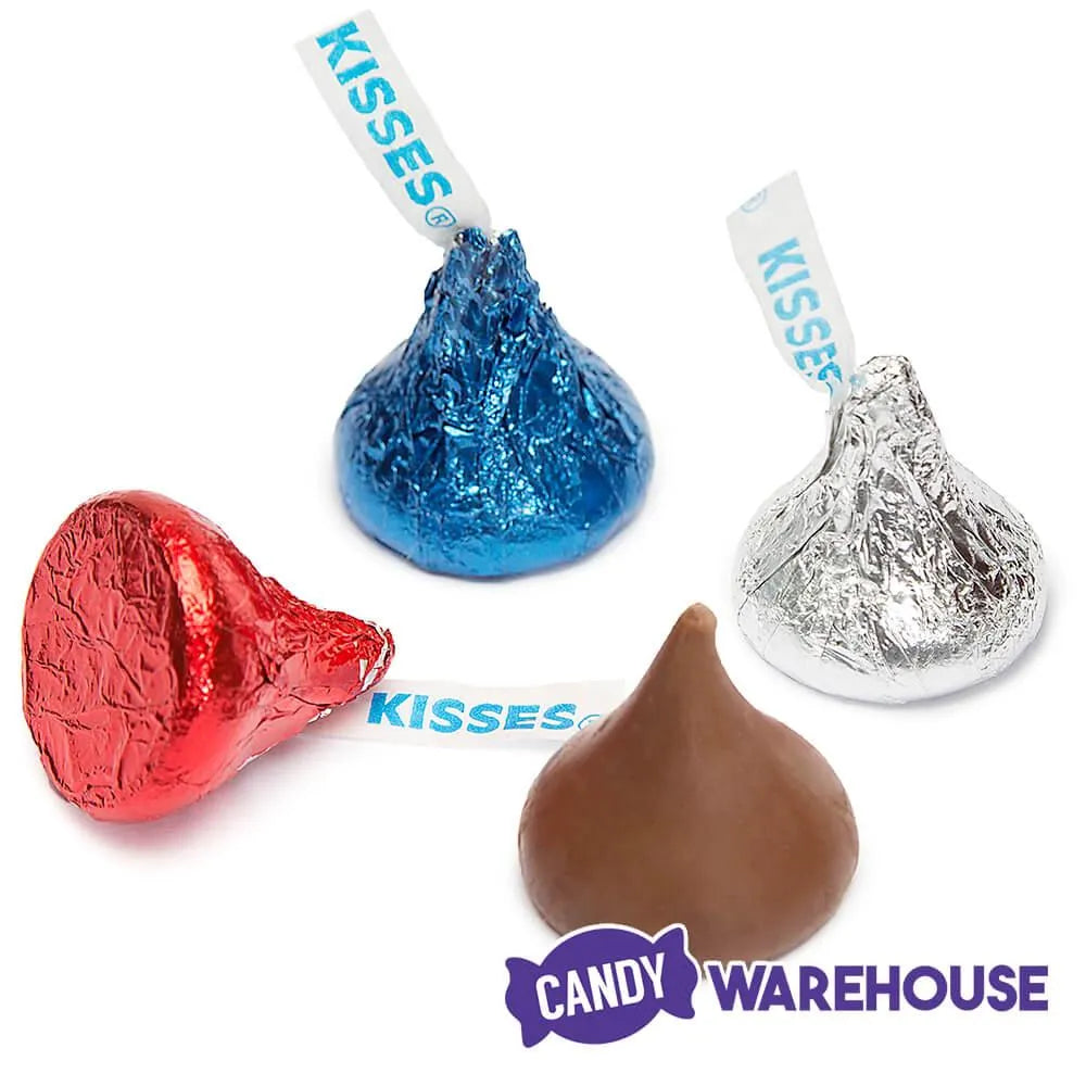 Hershey's Kisses USA Patriotic Foiled Milk Chocolate Candy: 200-Piece Bag