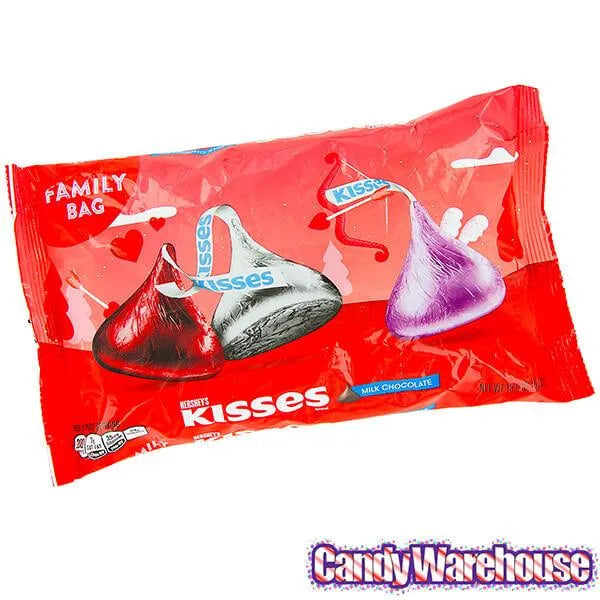 Hershey's Kisses Valentine Foiled Milk Chocolate Candy: 100-Piece Bag