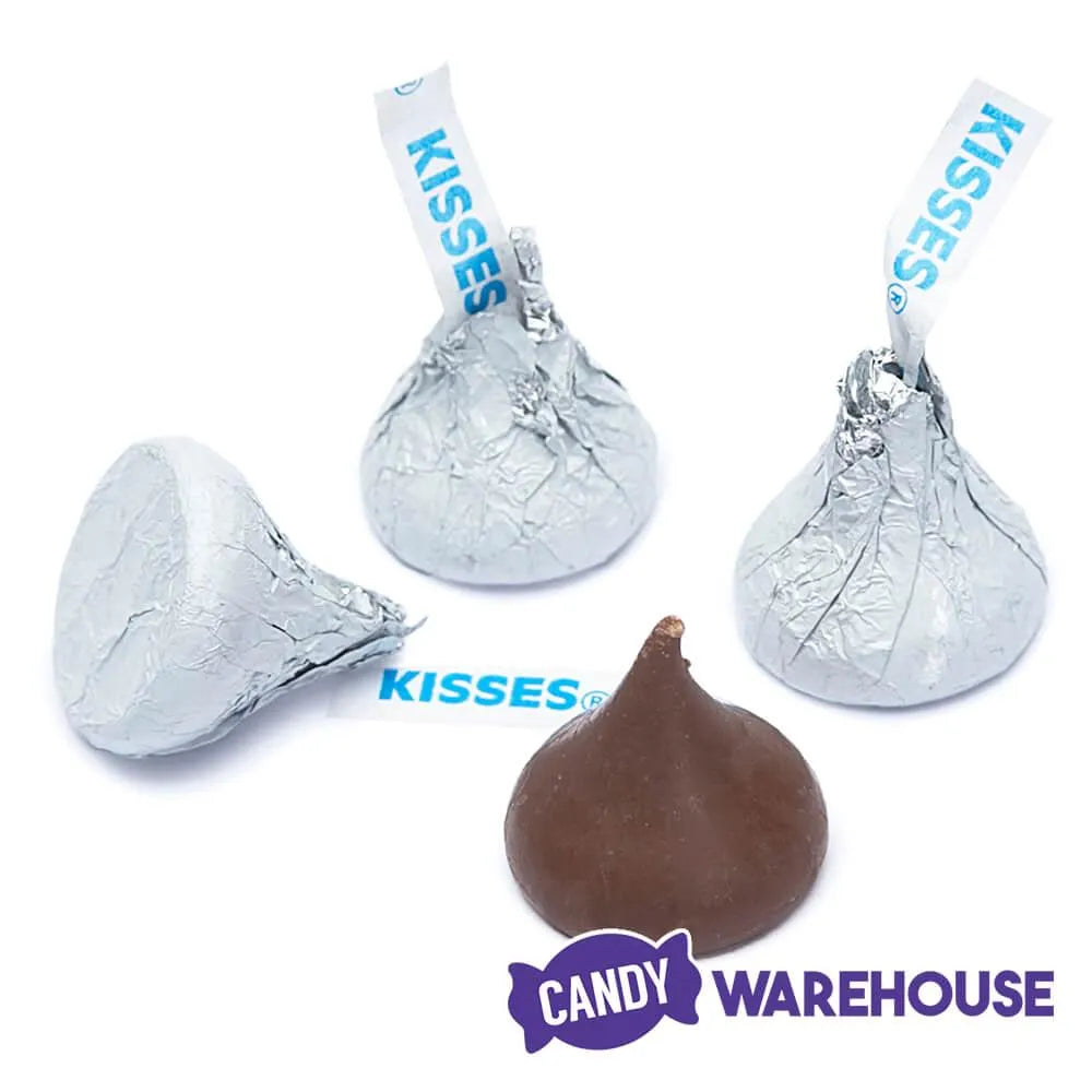 Hershey's Kisses White Foiled Milk Chocolate Candy: 400-Piece Bag