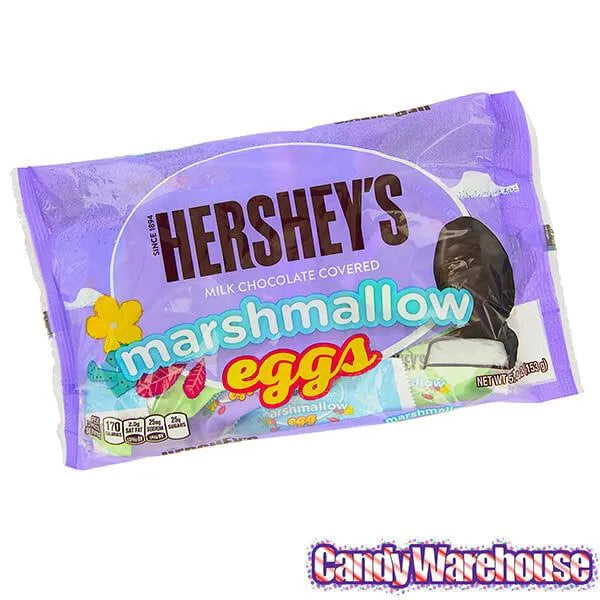 Hershey's Milk Chocolate Covered Marshmallow Eggs: 5.4-Ounce Bag