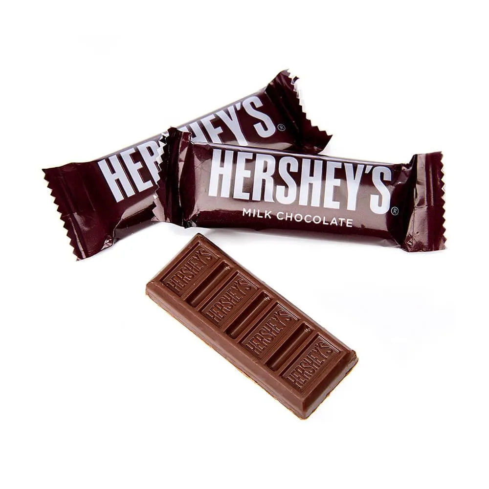 Hershey's Milk Chocolate Snack Size Candy Bars: 80-Piece Bag