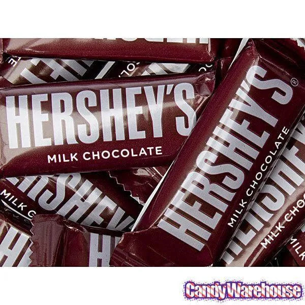 Hershey's Milk Chocolate Snack Size Candy Bars: 80-Piece Bag