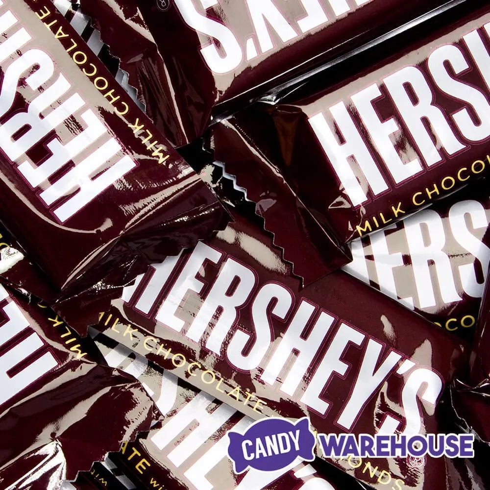 Hershey's Milk Chocolate with Almonds Snack Size Candy Bars: 10-Ounce Bag