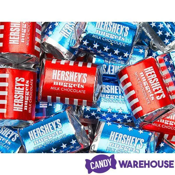 Hershey's Nuggets Chocolate Assortment - USA Flag: 10.8-Ounce Bag