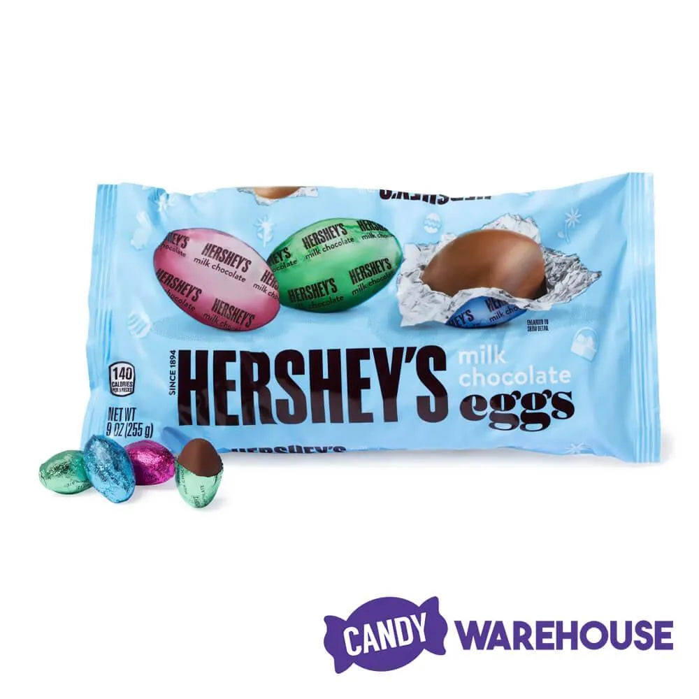 Hershey's Solid Milk Chocolate Eggs: 9-Ounce Bag